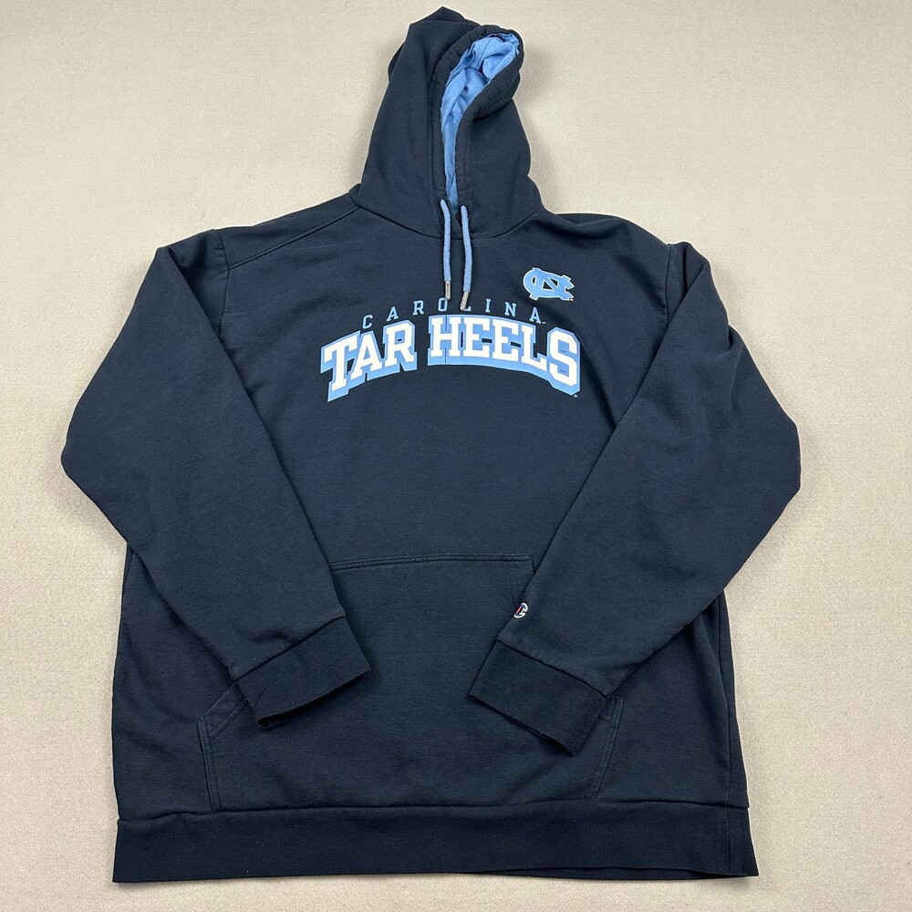 North Carolina Tar Heels Hoodie Men Extra Large Blue Champion Sweatshirt XL